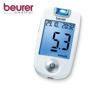 德国BEURER血糖仪GL40血糖仪试纸家庭测量血糖高精准测量